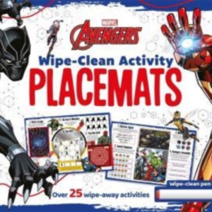 Marvel Avengers Wipe-Clean Activity Placemats