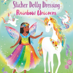 Sticker Dolly Dressing Rainbow Unicorns