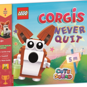 Lego Books Cute Squad Corgis Never Quit (With Corgi Mini-