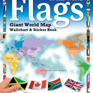 Flags Of The Worldworld Map Wallchart Poster And Sticker Boo