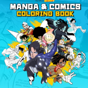 Saturday Am Manga And Comics Coloring Book