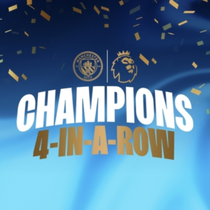 Manchester City Champions 4-In-A-Row