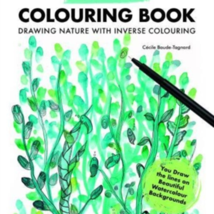 Reverse Coloring Book Drawing Nature With Inverse Coloring