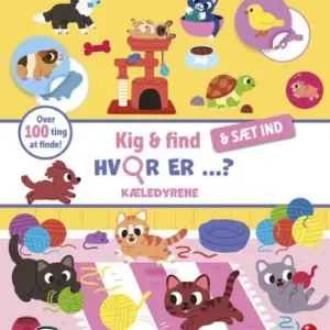 Kig og find - og sæt ind: Hvor er ... kæledyrene?