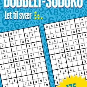 Dobbelt-sudoku : To sudokuer i én