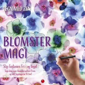 Tegn med zen: Blomstermagi (BLÅ)