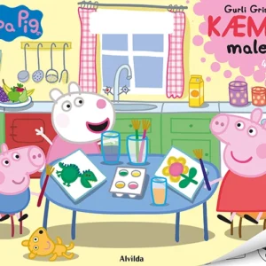 Peppa Pig - Gurli Gris - KÆMPE malebog (malebog med håndtag)