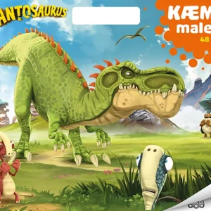 Gigantosaurus - KÆMPE malebog (malebog med håndtag)