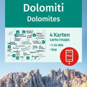 Dolomiten - Dolomites, Kompass Wandern, Rad & Skitouren 672