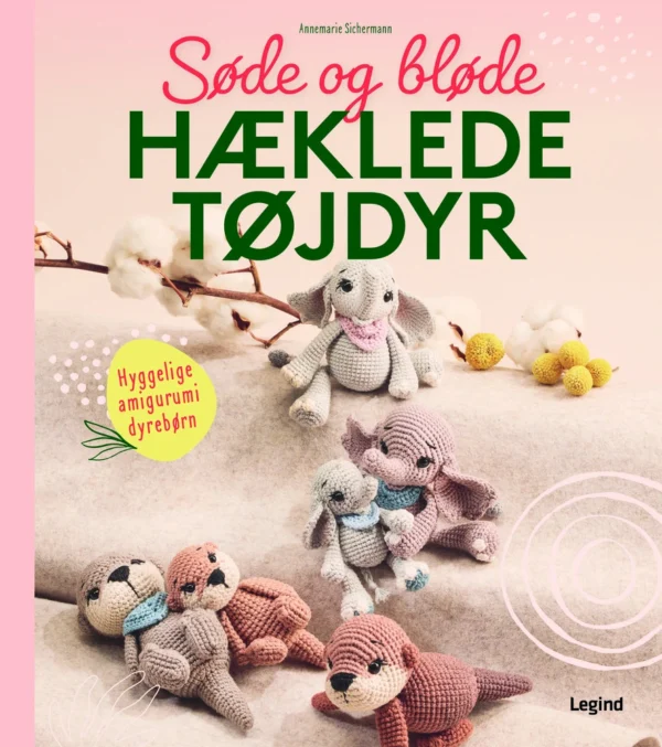 Søde og bløde hæklede tøjdyr
