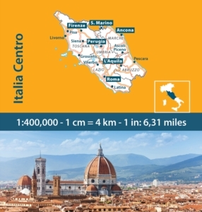 Michelin Italy Blad 563: Central Italy