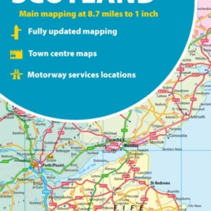 2026 Collins Road Map Of Scotland Folded Road Map