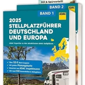 ADAC Stellplatzführer 2025: Deutschland und Europa (vol. 1-2)