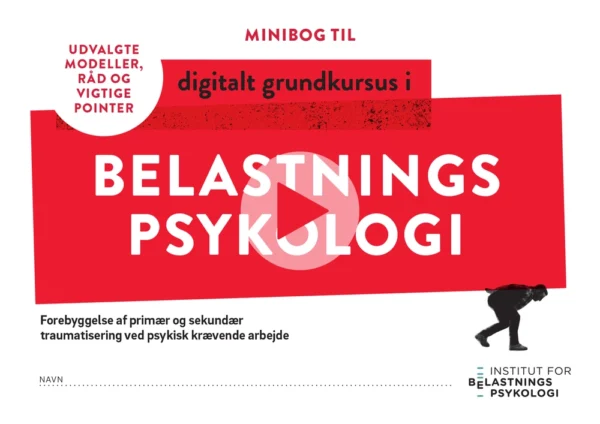 Minibog til Digitalt Grundkursus i Belastningspsykologi