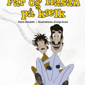 Far og Hasan på kælk