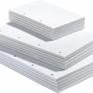 Standardblok A5 Relief lin. m/2huller 5 stk