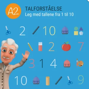 A2 - Talforståelse, Leg med tallene fra 1 til 10