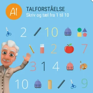 A1 - Talforståelse, Skriv og tæl fra 1 til 10
