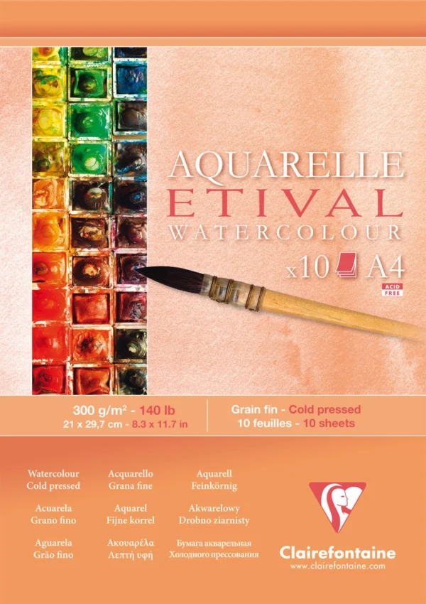 Blok Akvarel A4 Clairefontaine