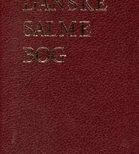 Den Danske Salmebog - Luksus rød, guldtryk på ryg/front