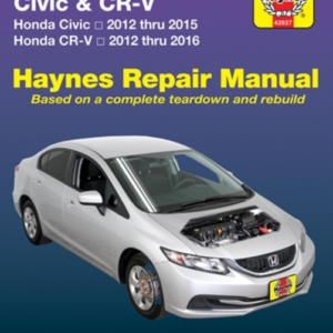 Honda Civic 12-15 & Cr-V 12-16 Haynes Manual Usa 2012-16