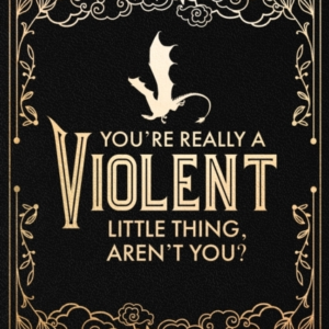 Official Fourth Wing Journal Violent Little Thing Edition With Lined Pages