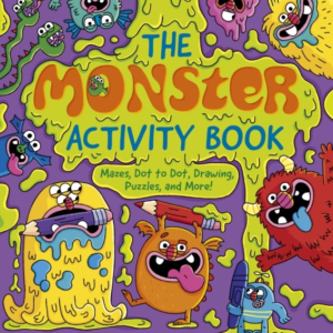 The Monster Activity Book Mazes, Dot To Dot, Drawing, Puzzle