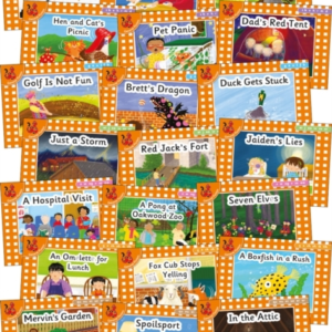 Jolly Phonics Orange Level Readers Complete Setin Precursive