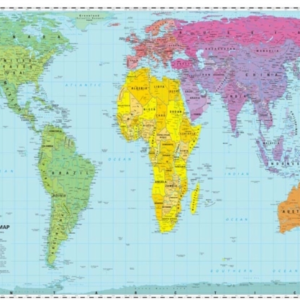 Peters World Mapfolded