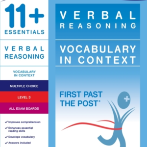 11+ Essentials Verbal Reasoning: Vocabulary in Context Level 3