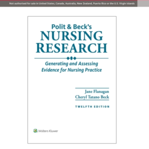 Polit & Beck's Nursing Researchgenerating And Assessing Evid