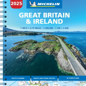 Great Britain & Ireland 2025 - Mains Roads Atlas (A4-Spiral)