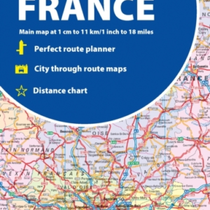 Collins Road Map Of France
