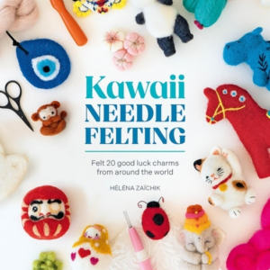 KAWAII NEEDLE FELTING FELT 20 GOOD LUCK CHARMS FROM AROUND T