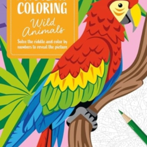 MYSTERY COLORING WILD ANIMALS SOLVE THE RIDDLE AND COLOR BY