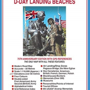 MAJOR & MRS HOLT'S BATTLE MAP OF THE NORMANDY D-DAY LANDING