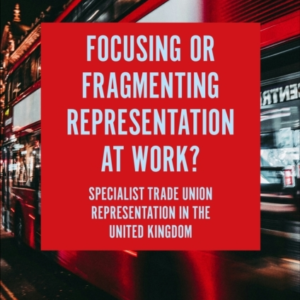 FOCUSING OR FRAGMENTING REPRESENTATION AT WORK?SPECIALIST TR