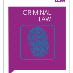 FOUNDATIONS OF LAW - CRIMINAL LAW