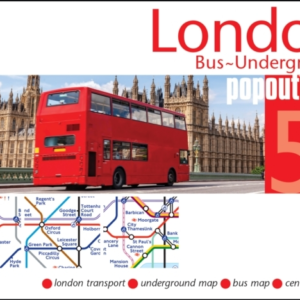 London Bus And Underground Popout Mappocket-Size Pop Up Map