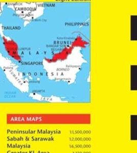 Malaysia Travel Map Eighth Edition