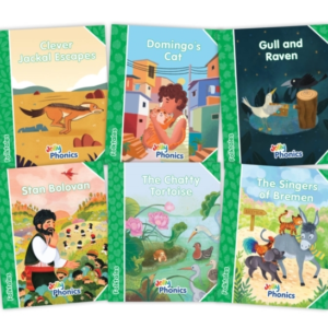 Jolly Phonics Folktales Green Readers Level 3 Complete Set 1