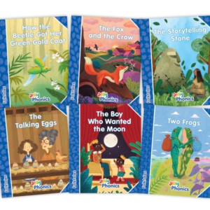 Jolly Phonics Folktales Blue Readers Level 4 Complete Set 1-