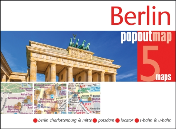Berlin Popout Mappocket Sized Pop Up Map Of Berlin City Cen