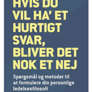 Hvis du vil ha' et hurtigt svar, bliver det nok et nej