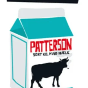 Patterson - sort ko, hvid mælk