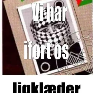 Vi har iført os ligklæder