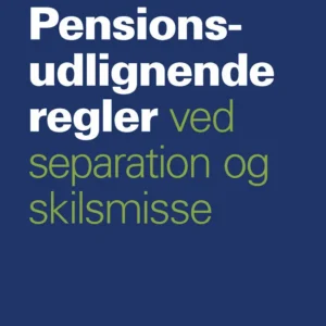 Pensionsudlignende regler ved separation og skilsmisse