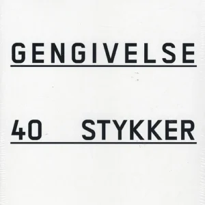 Gengivelse / 40 stykker