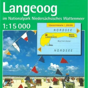 Langeoog im Naturpark Niedersächsisches Wattenmeer, Kompass Wanderkarte 731
