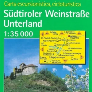 Südtiroler Weinstrasse, Kompass Wanderkarte 074